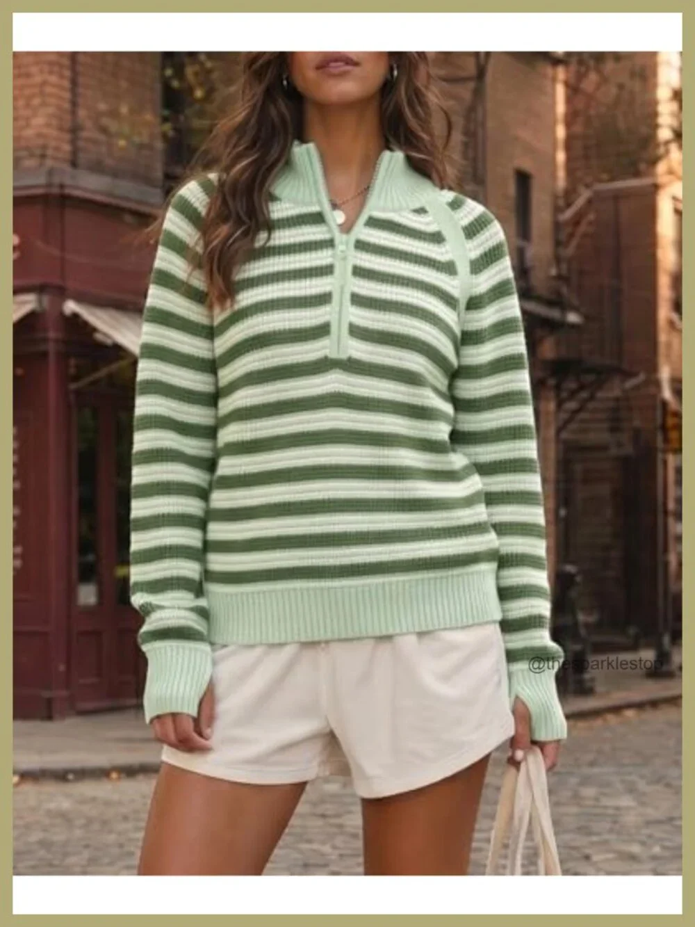 N/A cozy striped